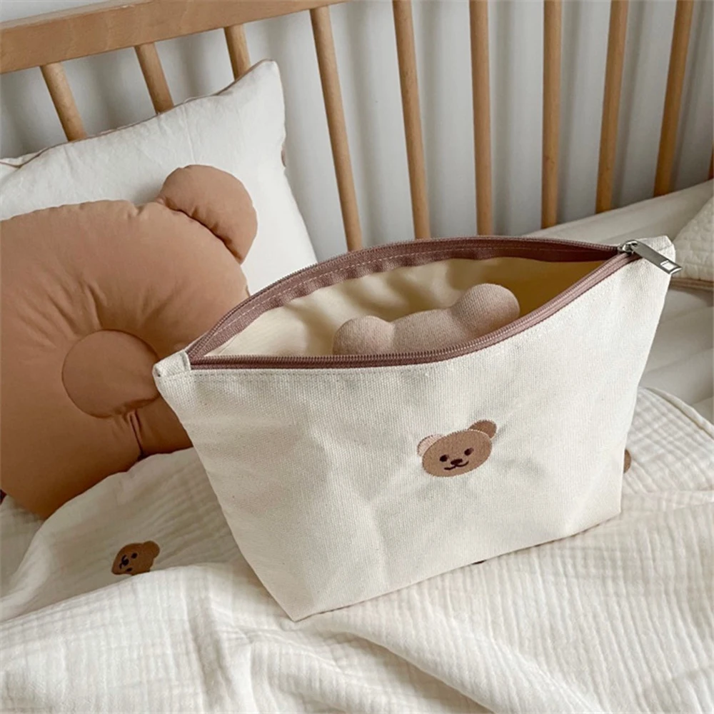 Sac de Rangement Personnalisé pour Couches de Bébé, Portable, Brodé avec Nom, pour Usage Extérieur, Bouteille de Lait en Poudre