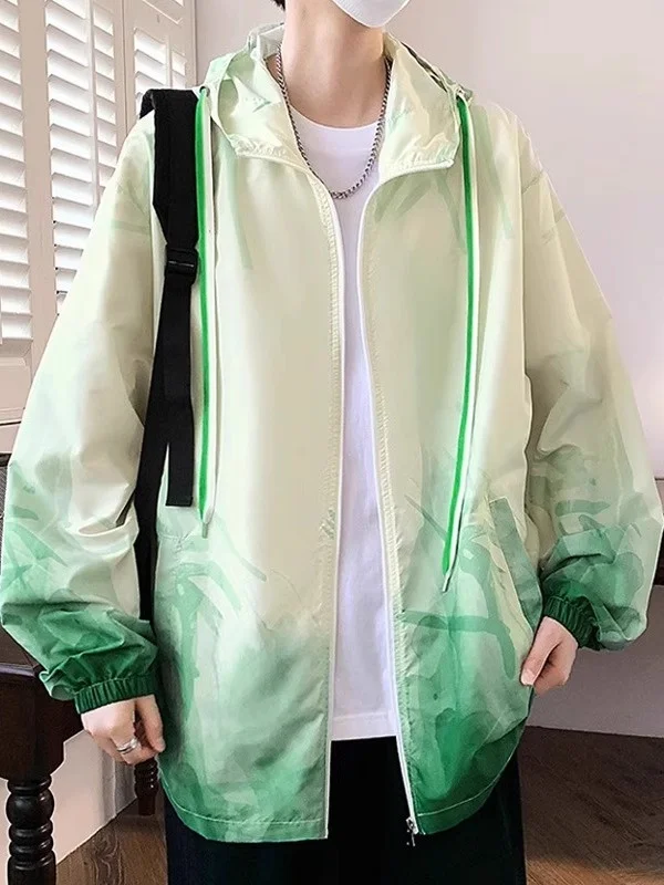 

2025 New Ice Silk Lightweight Cool Feeling Men's Summer Jaet Casual Outdoor Fiing Sun Protection Clothing Ultra Thin Poly...