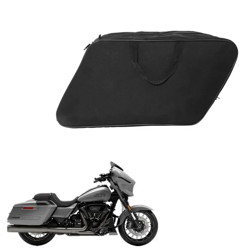 For Harley Touring 1980-2023 CVO Road Street Glide Accesorios moto SaddleBags Luggage Inner Bags