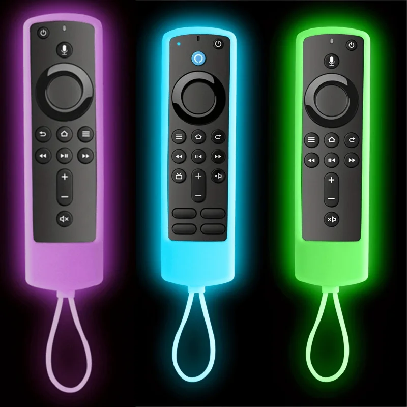 Voice Remote Control with Luminous Silicone Protective Cover - Protect Your Remote Control and Enhance Gaming Experience Compati