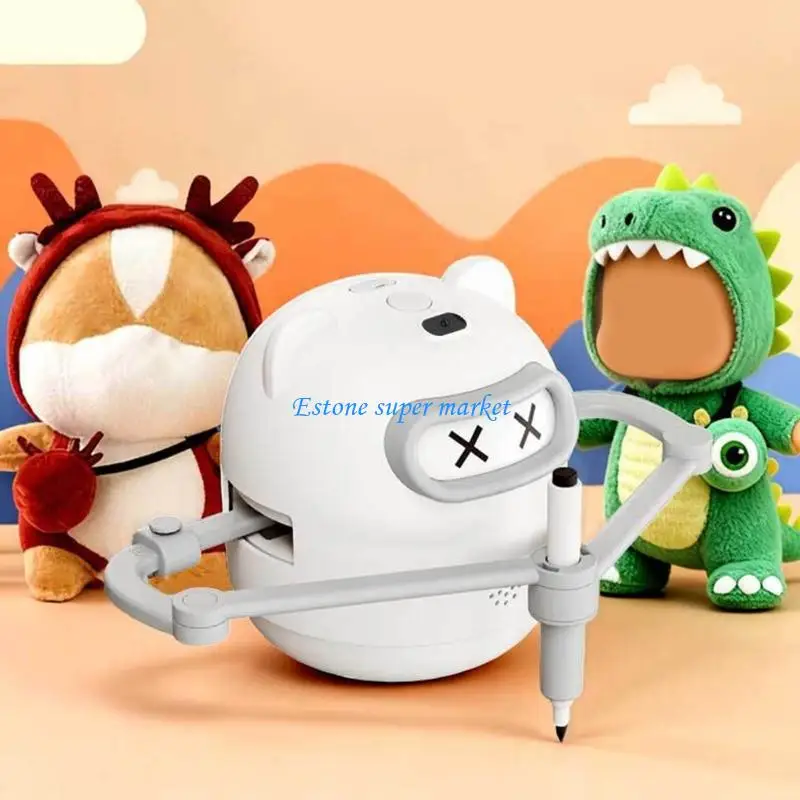 Robot vẽ giáo dục 090B dành cho trẻ Phát triển kỹ năng nhận biết màu sắc Đồ chơi nghệ thuật sáng tạo