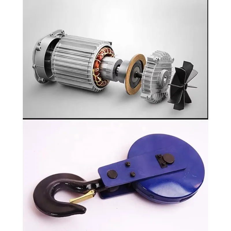 1 Ton Electric Wire Rope Hoist Crane With Alloy Steel Construction And Handle Button Control