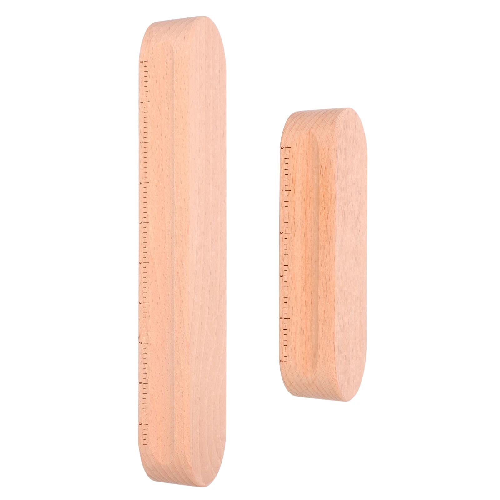 

2Pcs Wood Pressing Tool Rounded Ends Side Grooves Easy Grip Tailor Clapper Seam Flattening Tool Sewing Quilting Press Board
