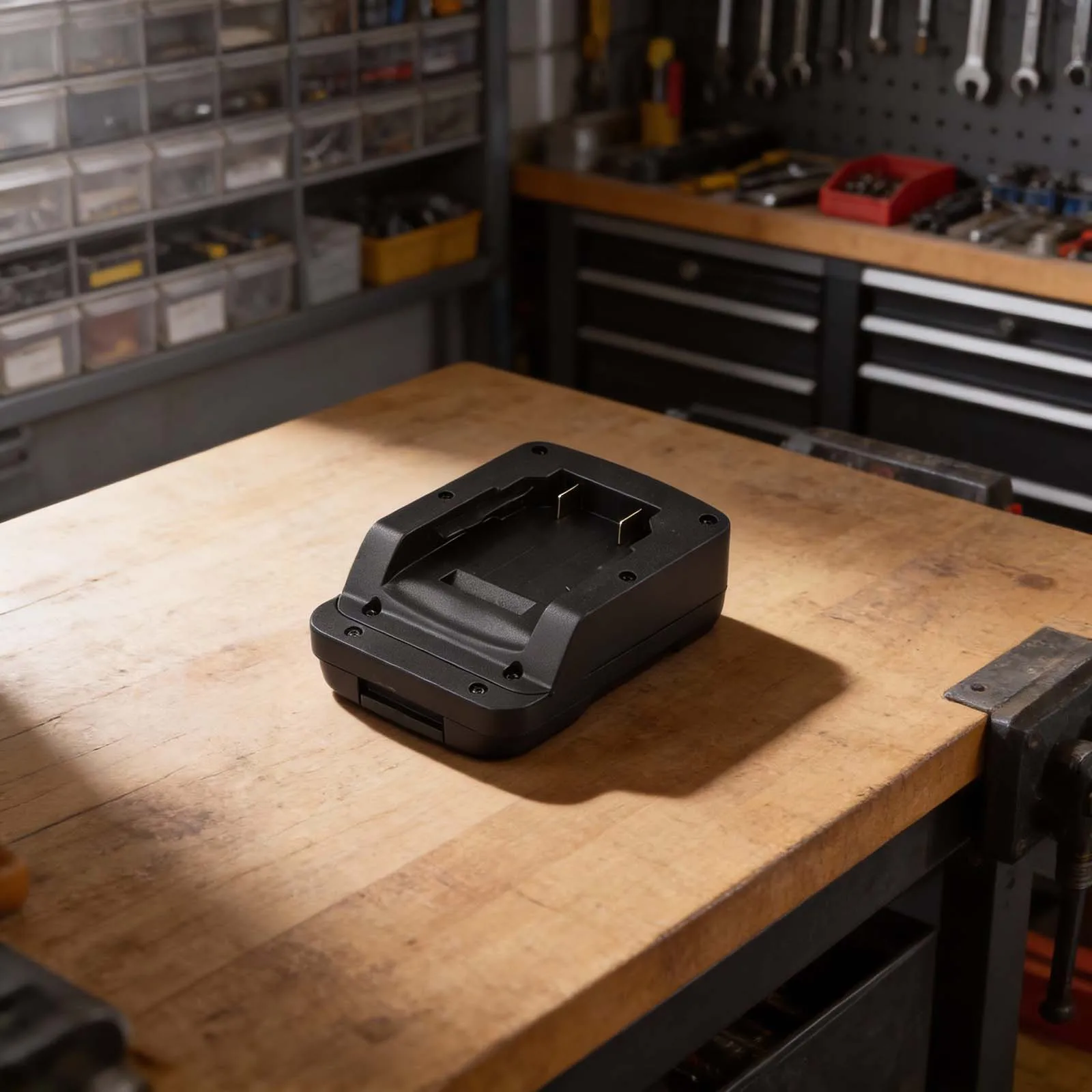 

Адаптер для аккумулятора кустореза. Противоскользящая конструкция. Прочные материалы. Адаптер для литий-ионных аккумуляторов для преобразования батарей.