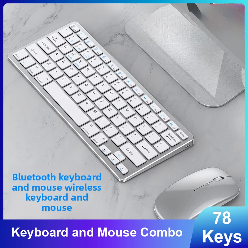 

922 Keyboard and Mouse Combo for Desktop Laptop iPad Tablet Smartphone with 2.4G Wireless Bluetooth and Wired Modes