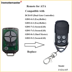 For ATA PTX5 PTX-5V1 TrioCode Garage Door Opener Gate/Garage Door Remote Control 433.92MHz Rolling Code Garage Door Command