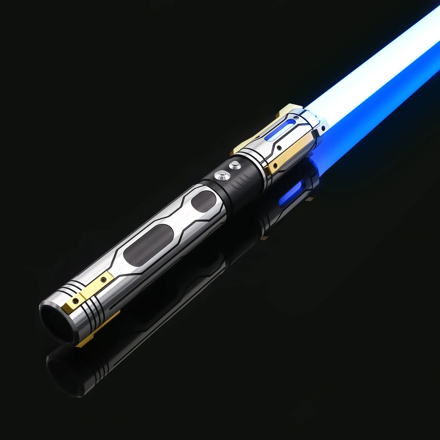 TXQSABER Ghost High Quality Lightsaber Metal Hilt Smooth Swing Heavy Dueling RGB Laser Sword 12 Colors Change Cosplay Gift