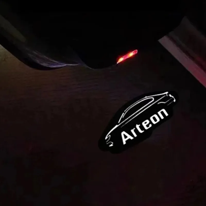 

2Pcs For VW Arteon 2017 2018 2019 2020-2022 2023 Led Car Door Welcome HD Light Ghost Shadow Logo Projector Laser Lamp Accessorie