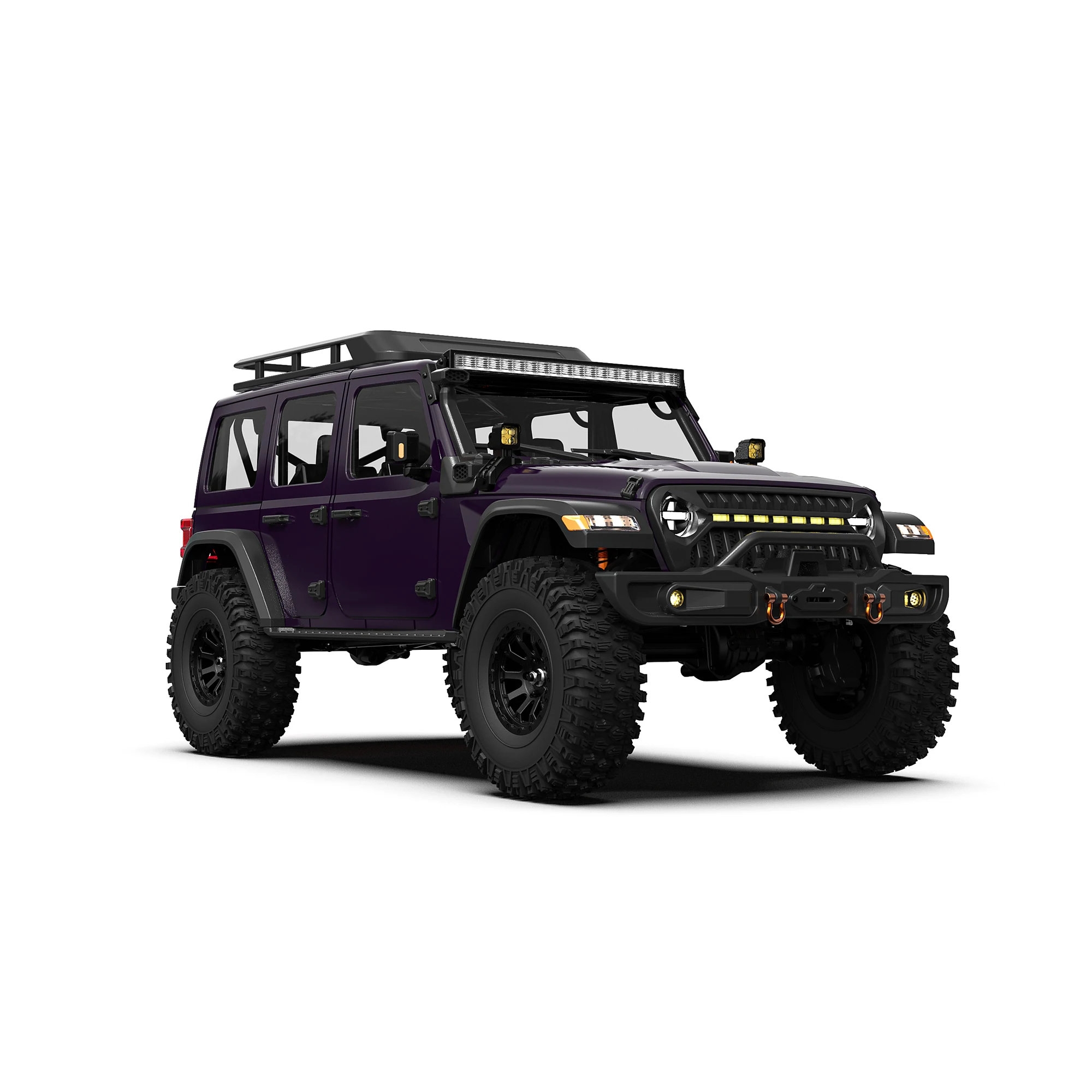Leerano MK07 V2 Edition 1:7 Wrangler Rock Crawler RC Car Dual Speed Front and Rear Differential Brushless Version