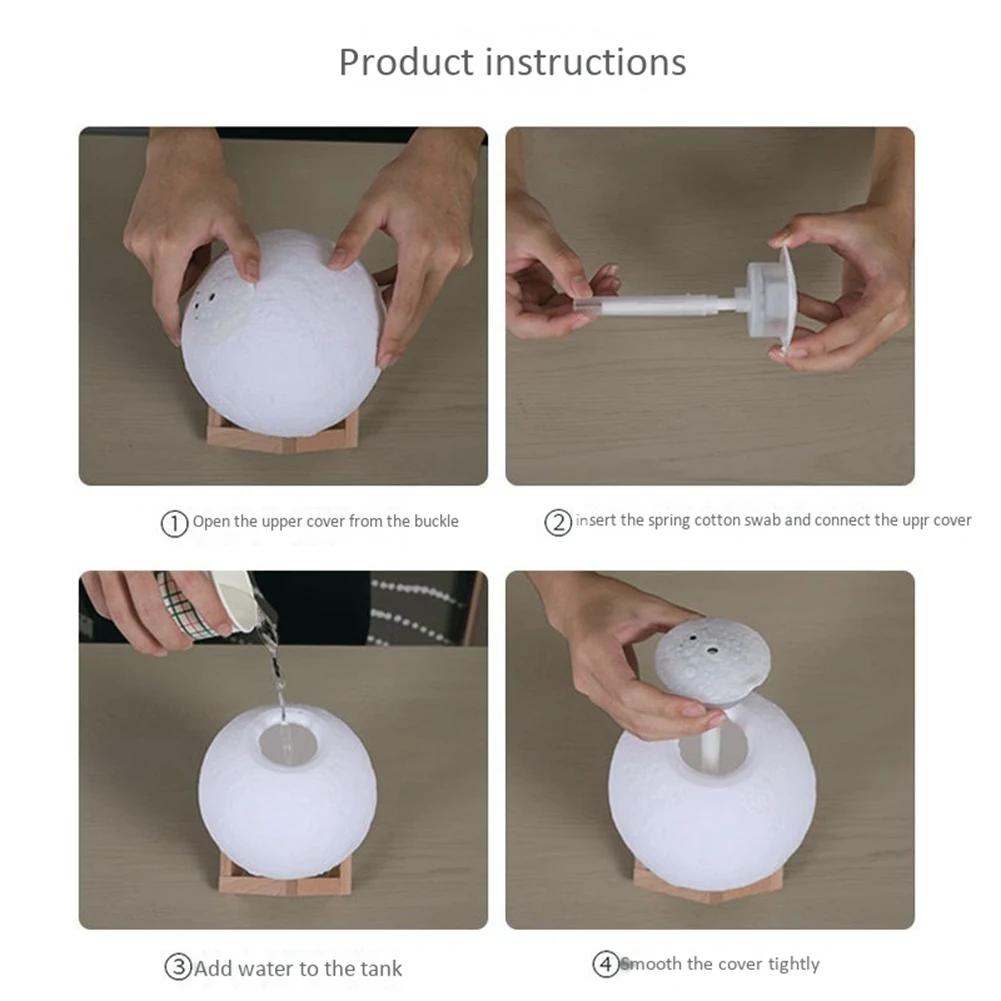 【thanksgiving-day】humidifier-usb-press-home-moon-light-humidifier-large-capacity-desktop-1500ml-night-light-humidifier