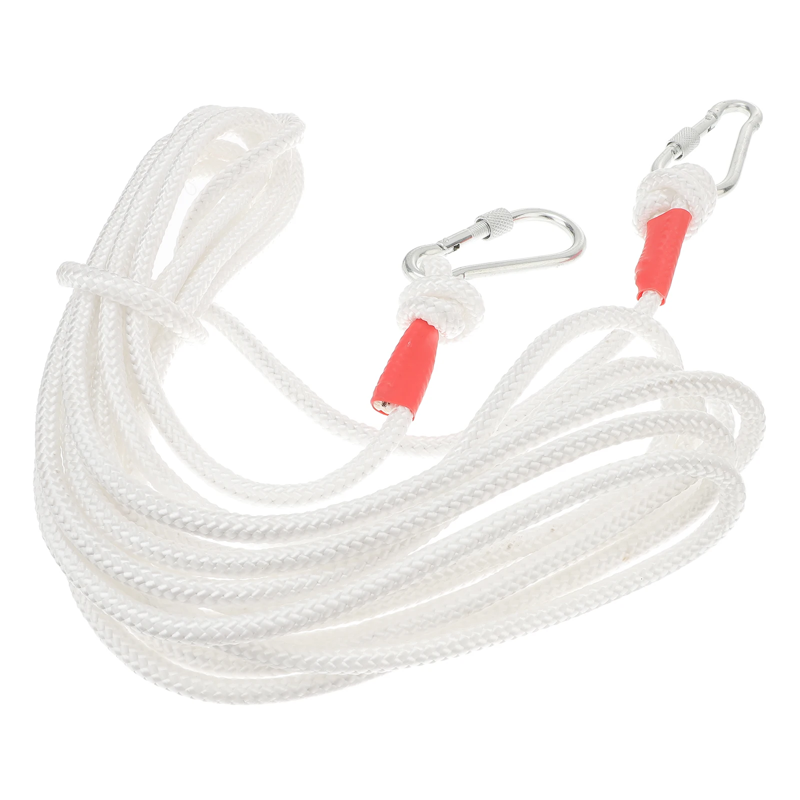 

5M/6MM Travel Adjustable Clothesline Portable Clothes Drying Rope for Indoor Outdoor Camping (White)