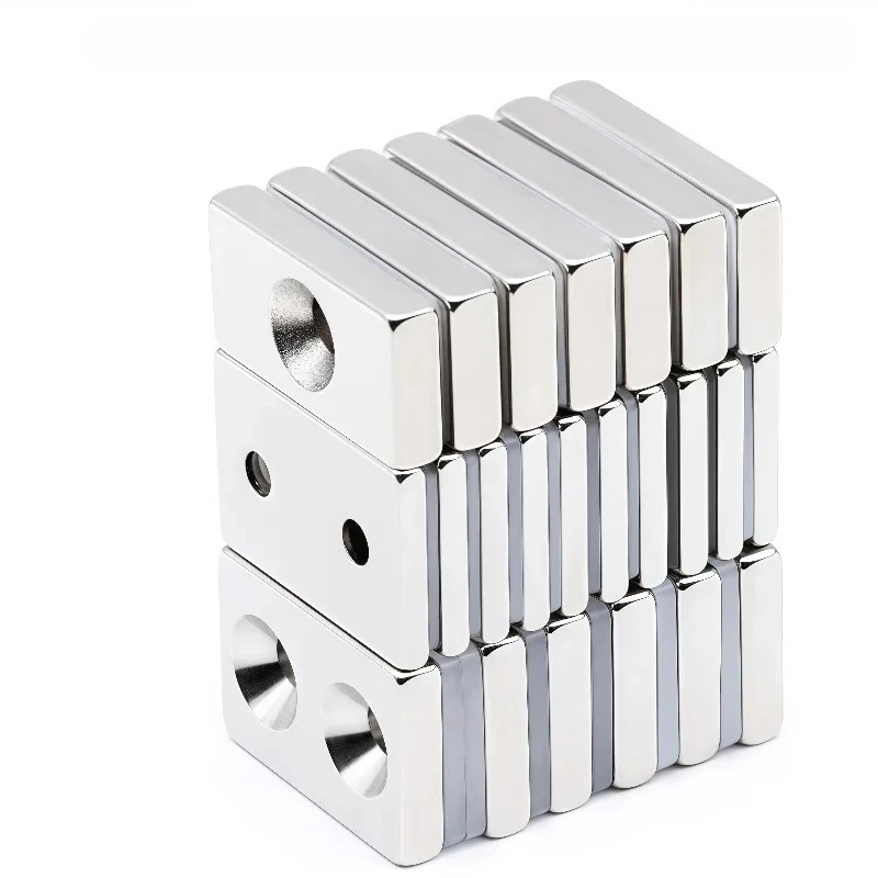 50pcs Diameter 20–40 mm Rectangular double-hole powerful magent Suitable for Office and Industrial Environments