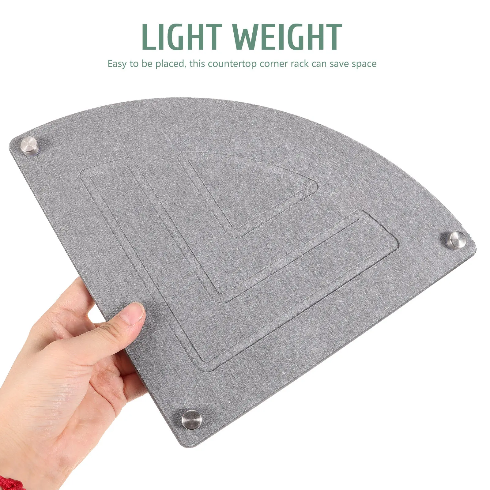 

Kitchen Sink Drying Rack Corner Countertop Organizer for Sponge Washcloth Soap Storage Space Saving Bathroom Accessory