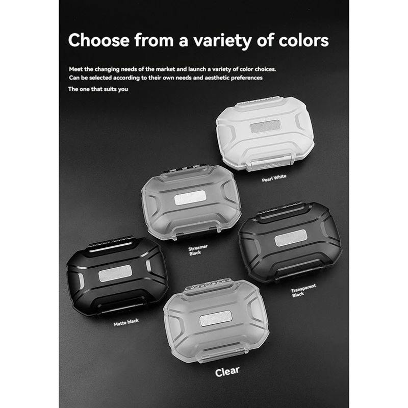 Футляр для хранения наушников большой емкости пыленепроницаемый водонепроницаемый ударопрочный футляр для наушников