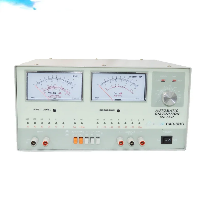 GAD-201G Automatic Audio Distortion Tester Continuously Adjustable AC Voltage Measurement Instrument 1mv-300Vrms 12 Gear