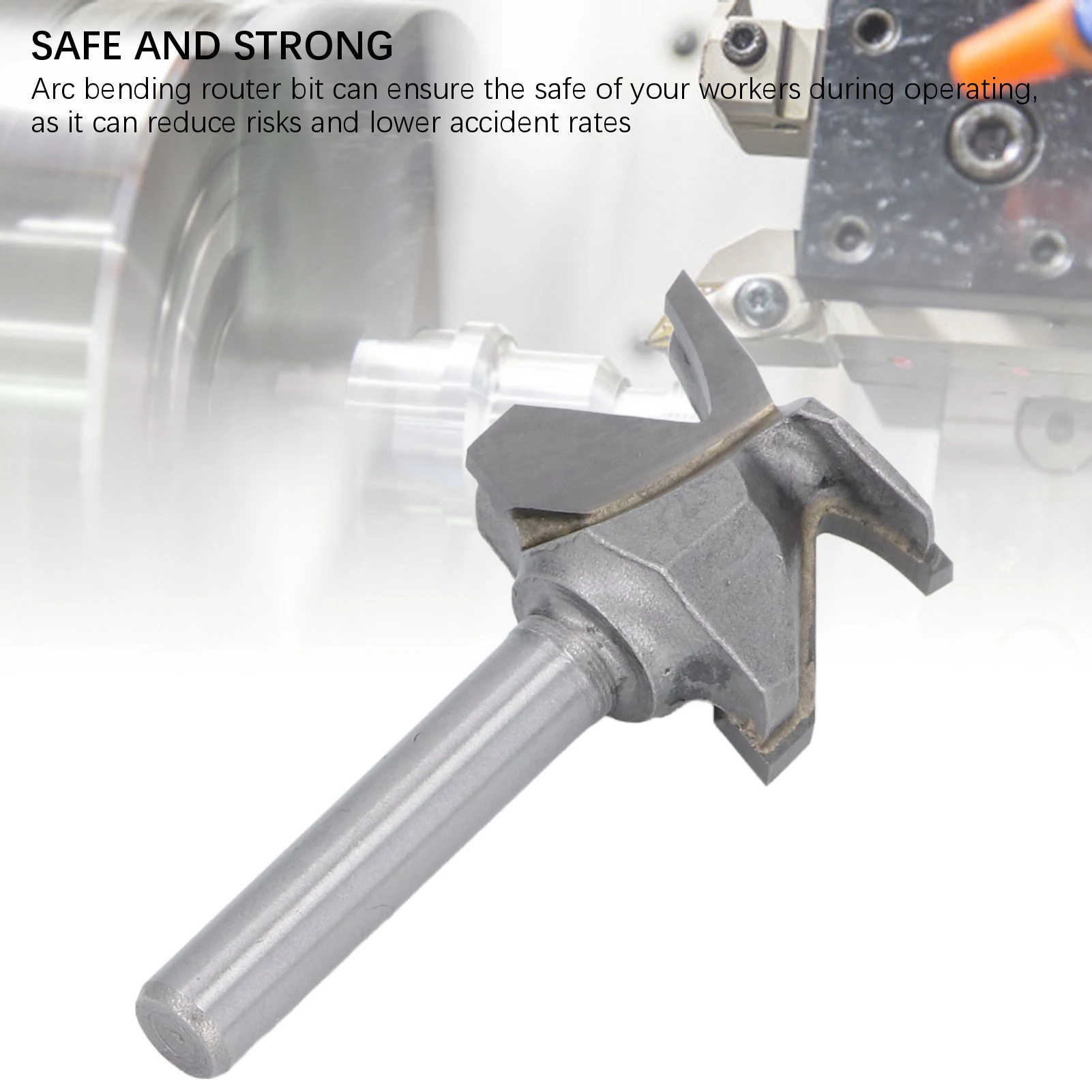 1/4 Shank Arc Bending Router Bit Stable 1/4 Shank Arc Bending Router Bit Integrated Multi Functional for Woodworking Milling