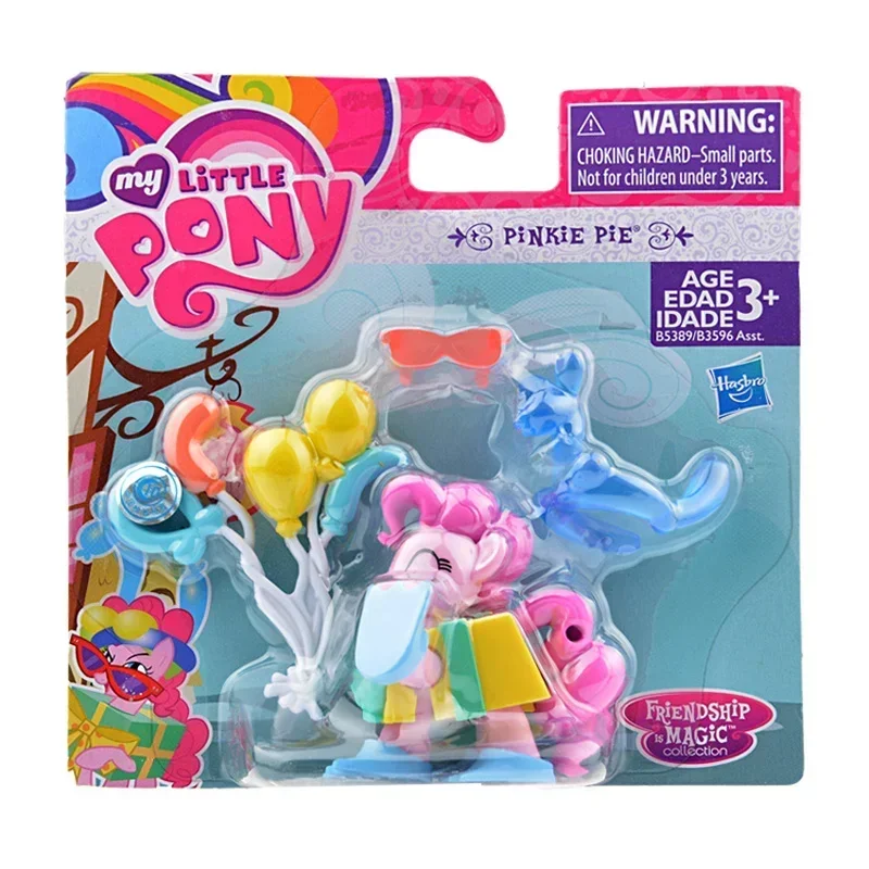 Hasbro My Little Pony Collection Figurines Pinkie Pie Pizza Cake Girl Play House Gift No Package Figure Model Toys