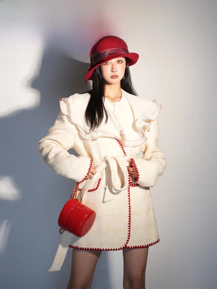 

Комплект одежды Beverly Window Display Outfit: укороченный топ и длинные брюки, зимний модный комплект, элегантный качественный женский костюм