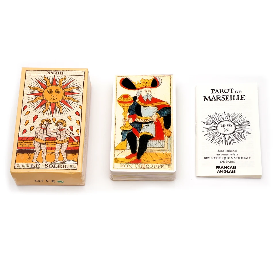 Français Tarot de Marseille Tarot Cards de Conver 78 Lames booklet