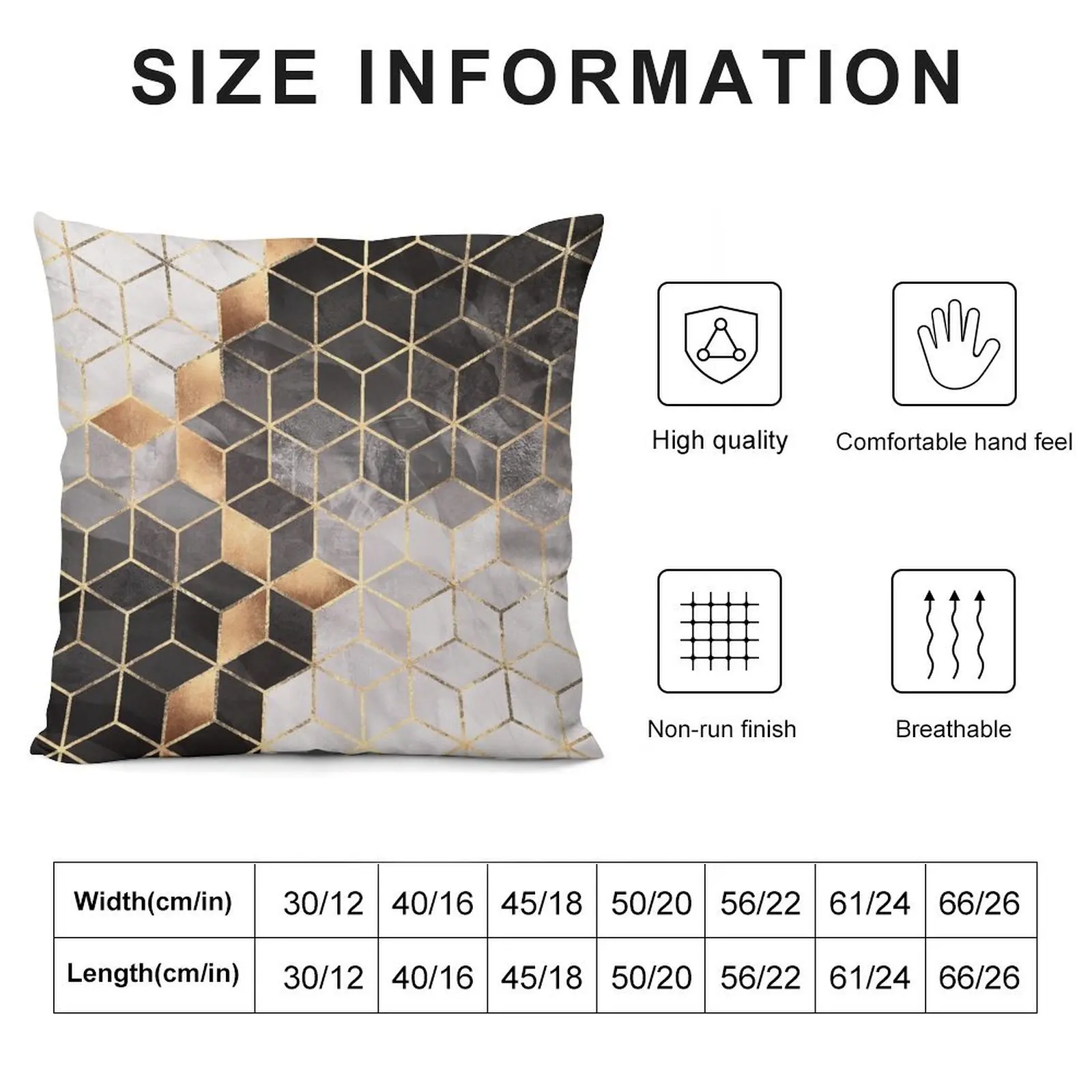 Smoky Cubes Throw Pillow Luxury Cushion Cover Cushion Cover Set pillow