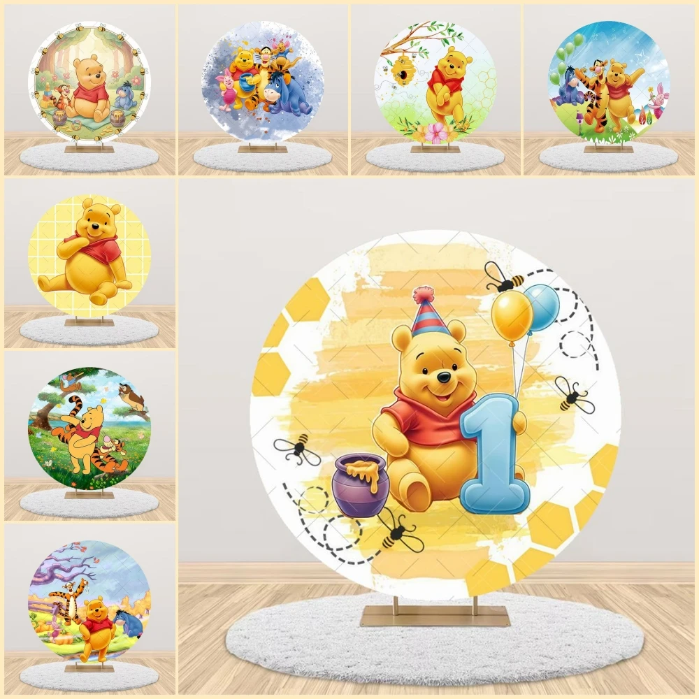 

Рождественский фон Микки Маус красный с Рождеством круглый фон крышка детский первый рождественский орнамент круг фоны реквизит