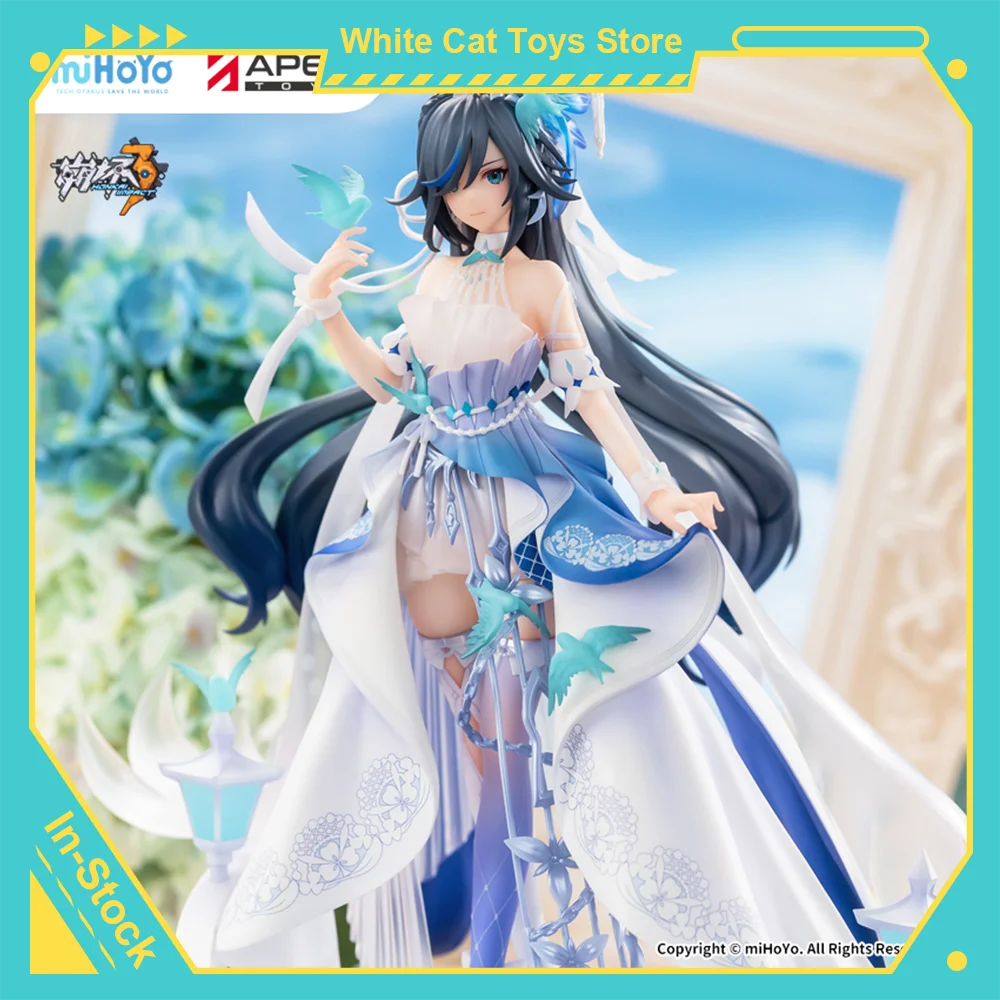 Original 1/8 Honkai Impact 3 Anime Figure Fu Hua Bluebird Court PVC Action Figure Cute Figurine Model Doll Toy Collection Gift