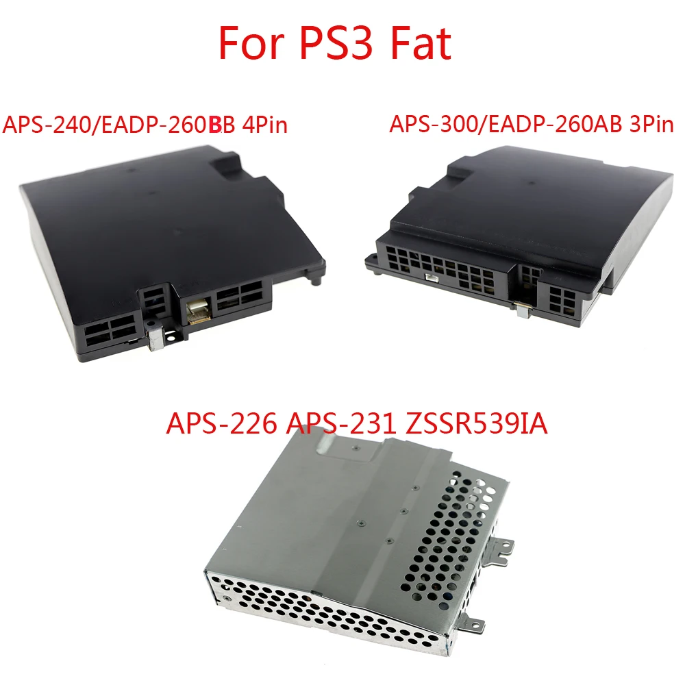 

Original 3Pin APS-300 EADP-260AB 4pin APS-240 EADP-260BB APS-226 APS-231 ZSSR539IA power supply board ac adapter for PS3 Fat