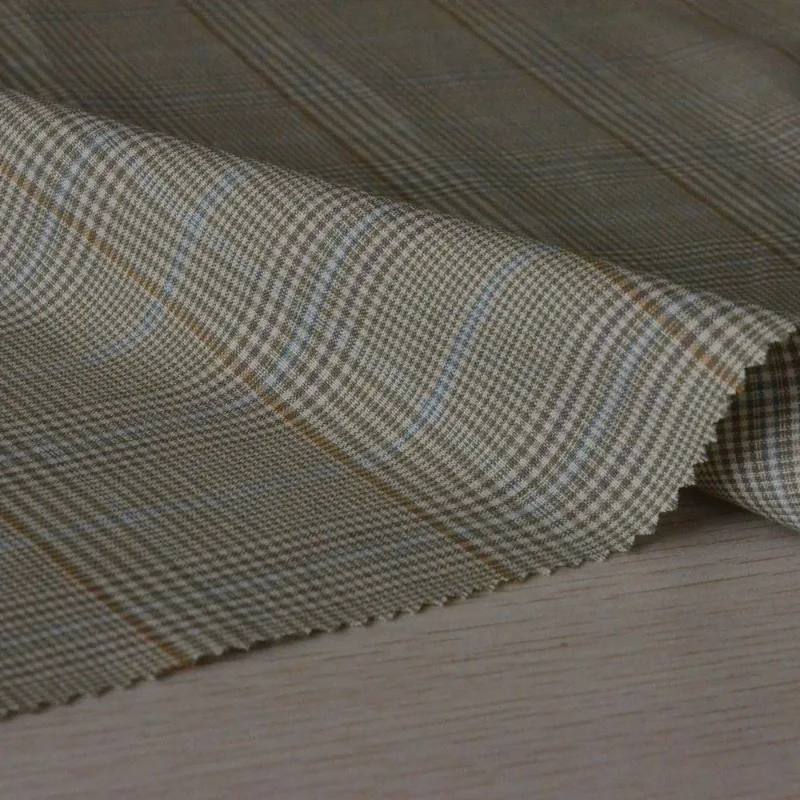 2026 New Houndstooth Suiting Fabric High Quality 185g Light weight  45% Australian Wool  Woven Women's Suits by Meter Textile
