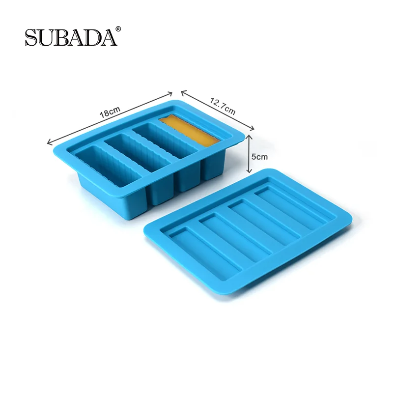 SUBADA High Quality Food Grade BPA Free Ice Cream Maker Butter Maker Accessories with Lids DIY Popsicle Mold