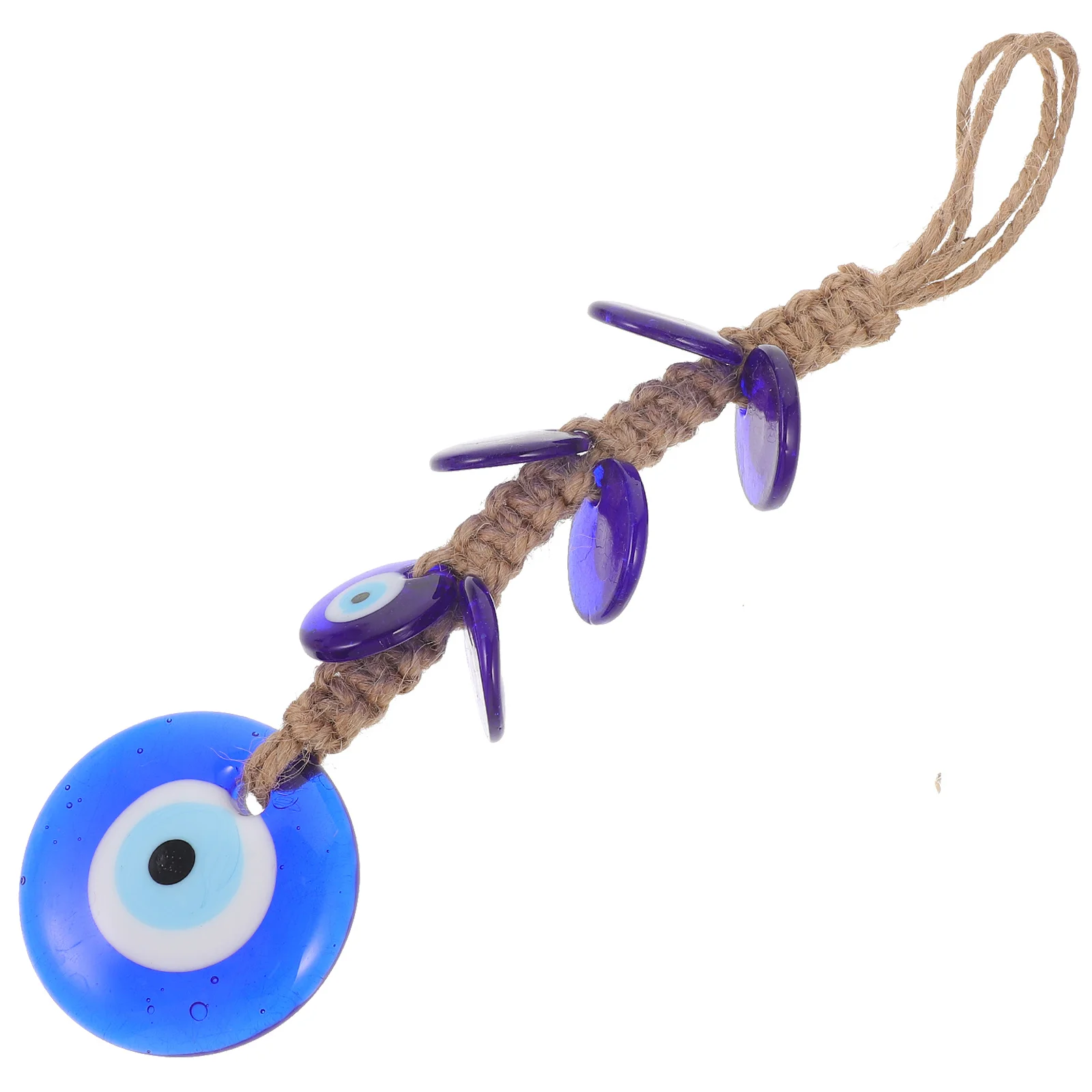 

Evil Hanging Glass Decor Turkish Style Rearview Mirror Car Pendant Hanging Ornament Car Charm Evil Eye Room Decor