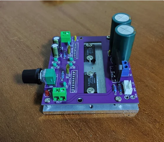 TDA1521 two-channel stereo BTL amplifier board