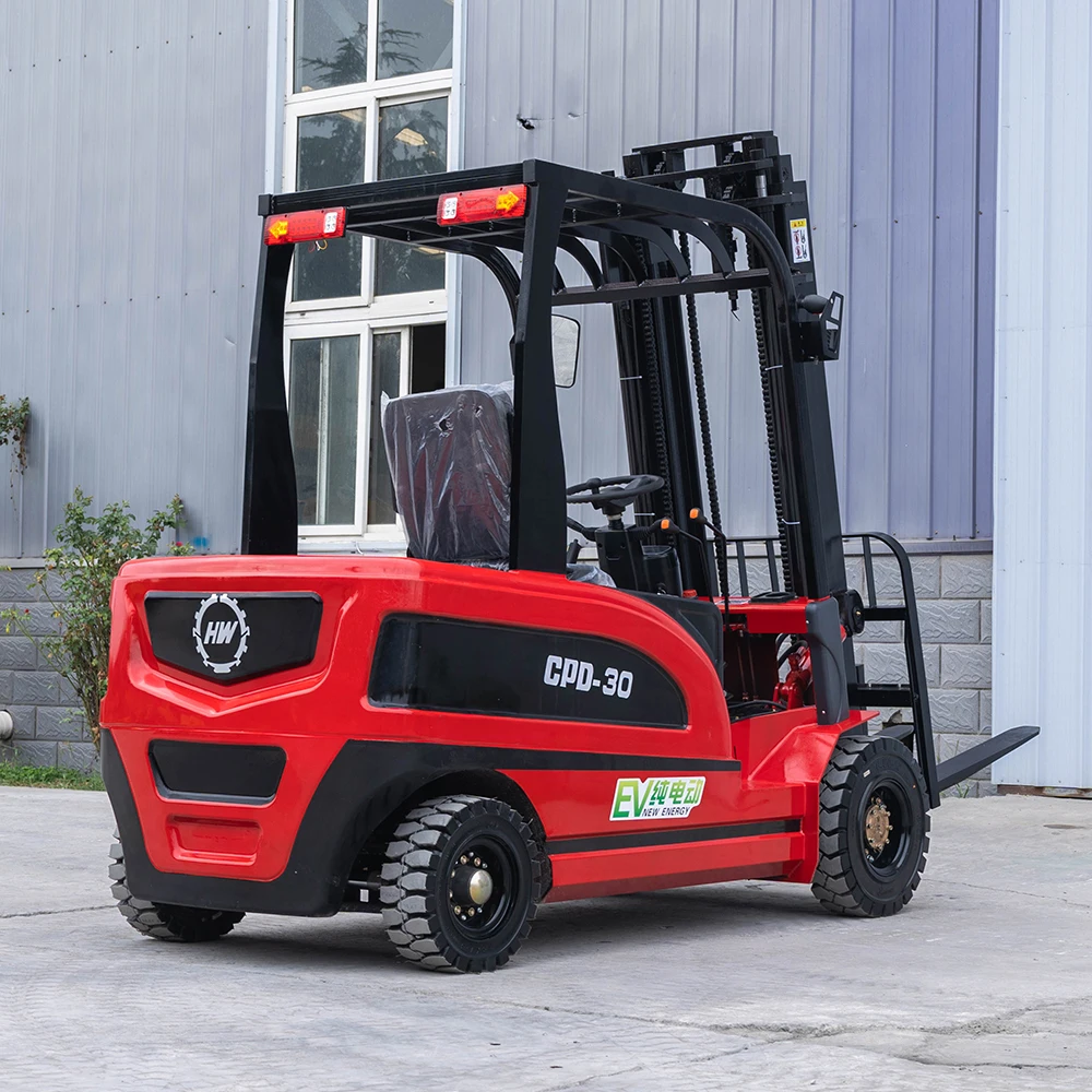 New 3 ton Electric Forklift 3m Lift CE Certified 4WD Forklifts Energy Efficient Customizable for Warehouse/Factory Use - Image 5
