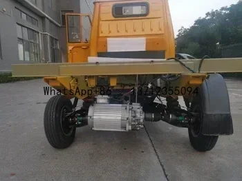 Personalized rear axle with electric motor for small EV, rickshaw, golf cart