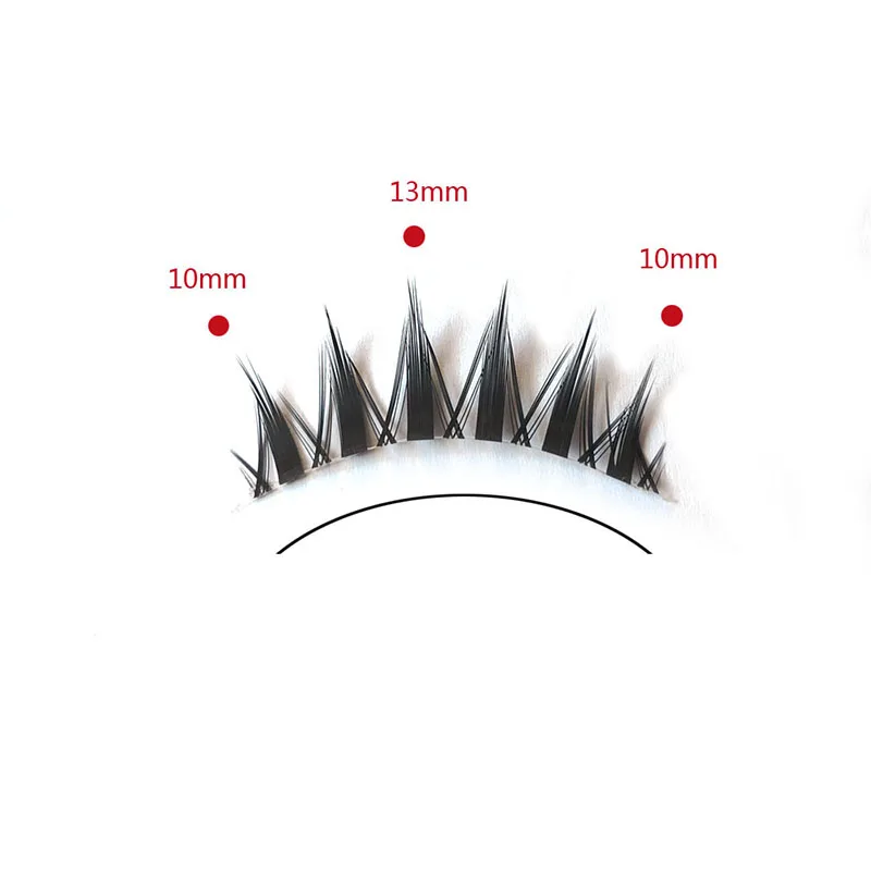 5 pares nuevos de pestañas postizas aire para cosplay, banda delgada transparente natural, extensión de pestañas simuladas japonesas para maquillaje 2