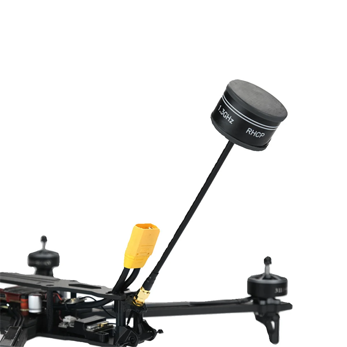 

ATS-1.2G 1.3G Circular Polarized Omni Antenna High Gain 1.9Dbi RHCP SMA for FPV Long Range Drone DIY
