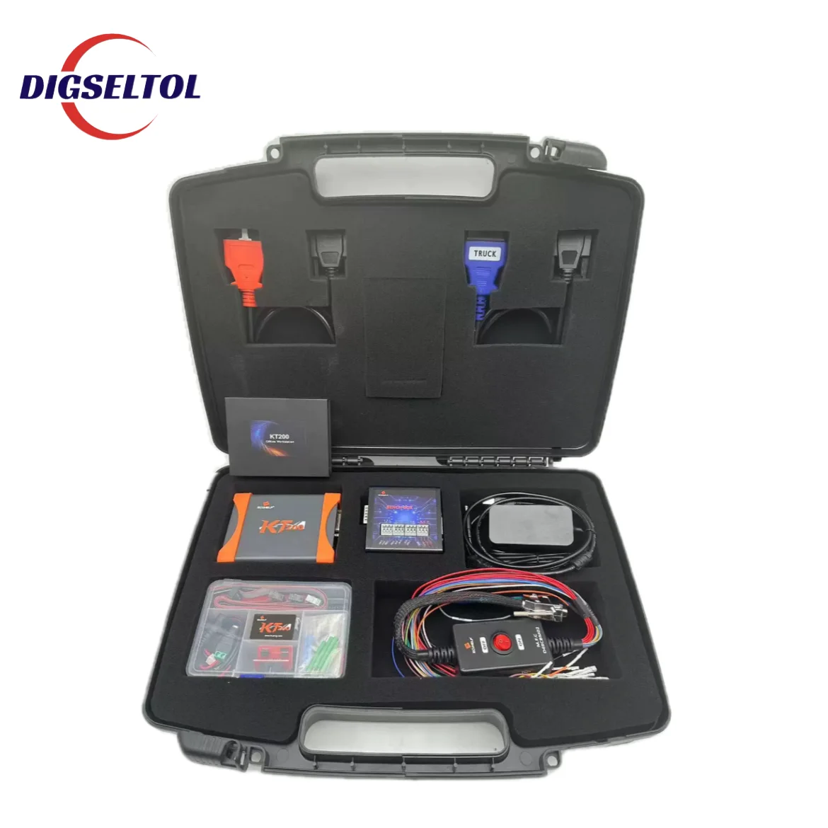 Hot! KT200 ECU Programmer Full Version Support ECU Maintenance Chip Tuning DTC Code Removal OBD BOOT BDM JTAG Master Version