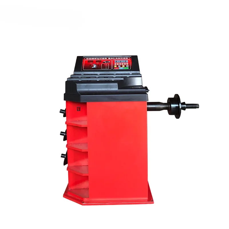 Automotive tire machine and wheel balancer combination equipment and automobiles