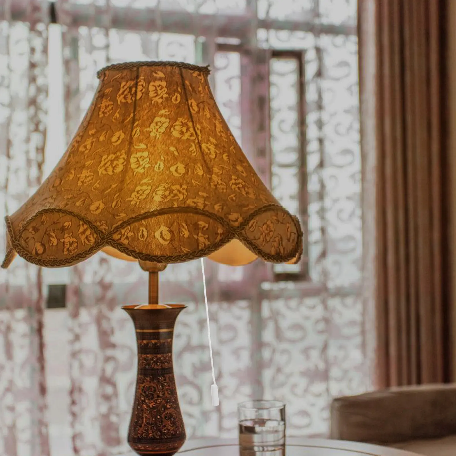 1Set Pull Chain Switch Compact Design Wall Lamp Pull Cord Easy Installation Ceiling Lamp Light Cord Replacement