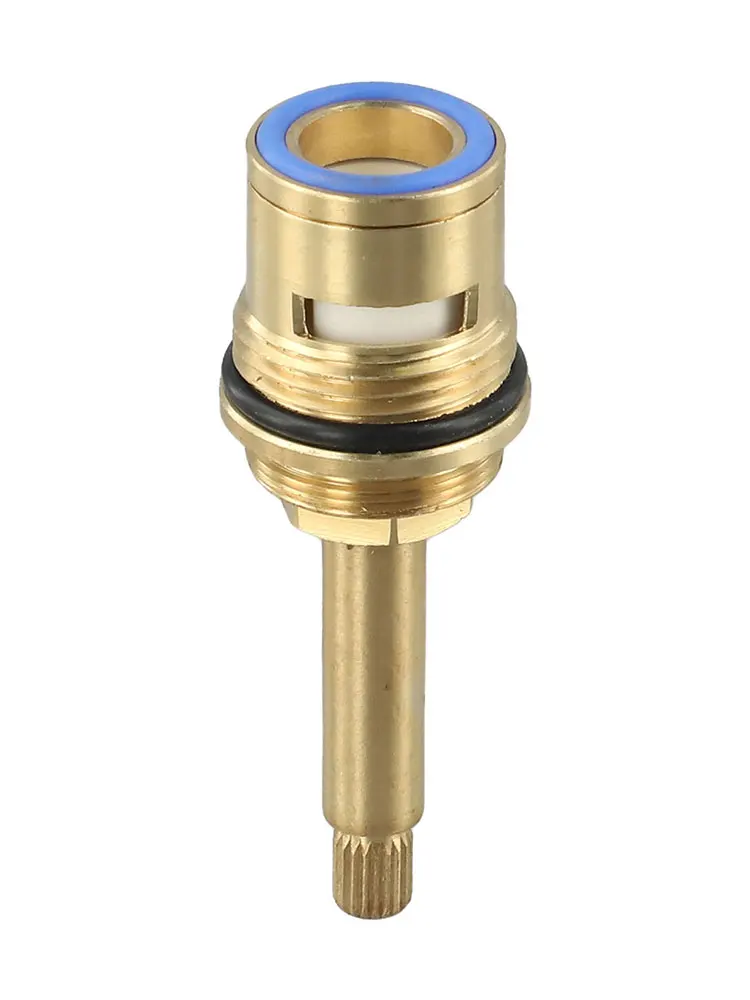 Shower Bath Faucet Valve Cartridge Designed for Quarter Turn Flow Control in Tall for stem Installations 80mm Size