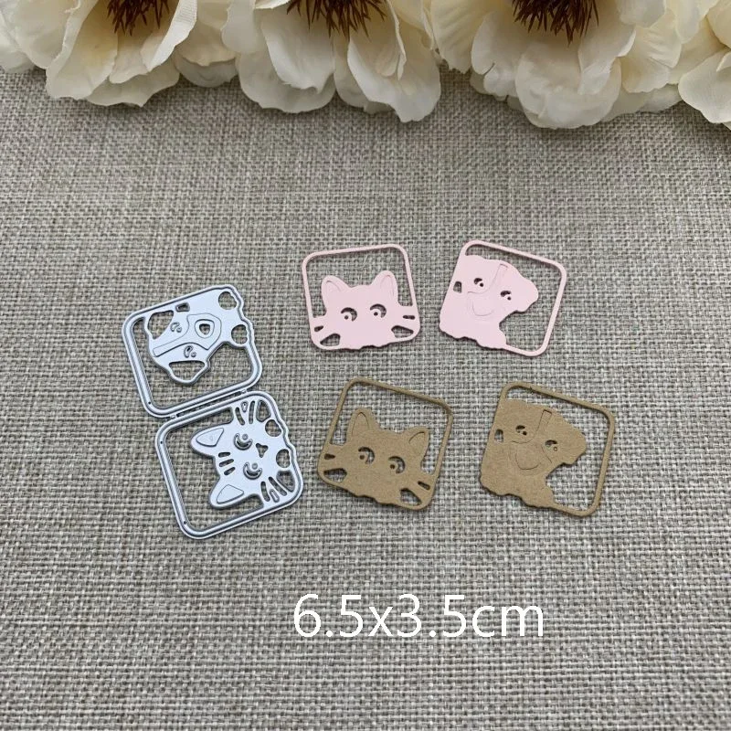 الحيوان الأسرة المعادن قطع يموت الإستنسل DIY بها بنفسك سكرابوكينغ الزخرفية النقش الحرفية يموت قطع قالب القالب #6