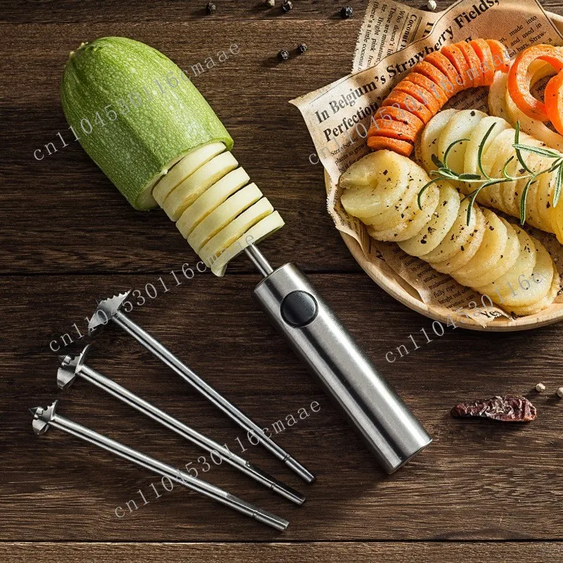 304 stainless steel vegetable core picker, hole core pulling tool, multi-functional shredding artifact, home use