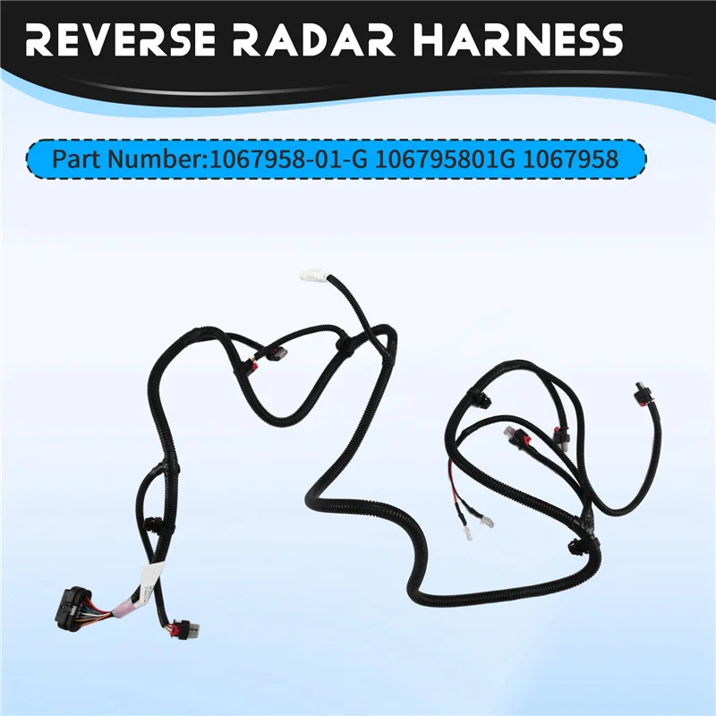 

For Tesla Model 3 2017-2020 Front Bumper Reverse Radar Harness 1067958-01-G 106795801G 1067958 Car Part
