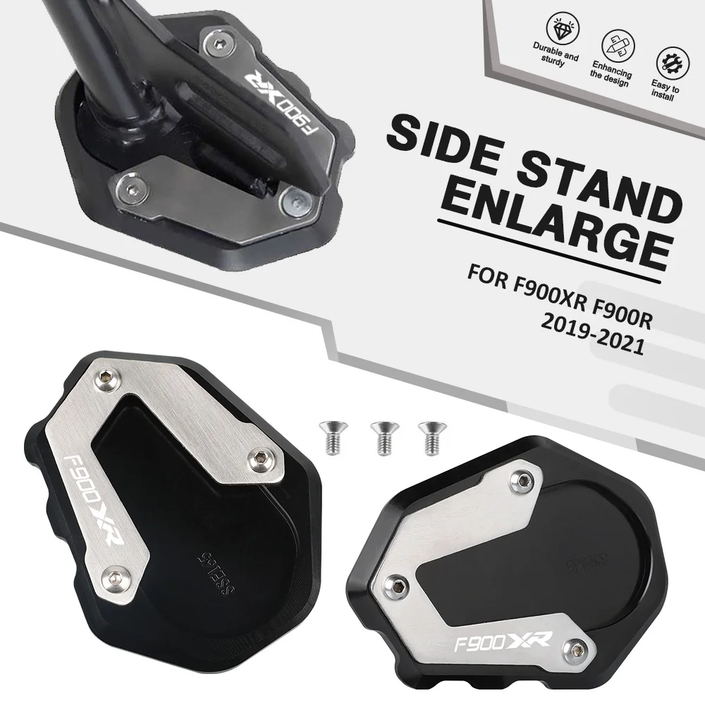 

FOR BMW F900XR F900R 2019-2021 Aluminum Alloy Motorcycle Kickstand Extender Foot Side Extension Pad Support Plate Enlarged Base