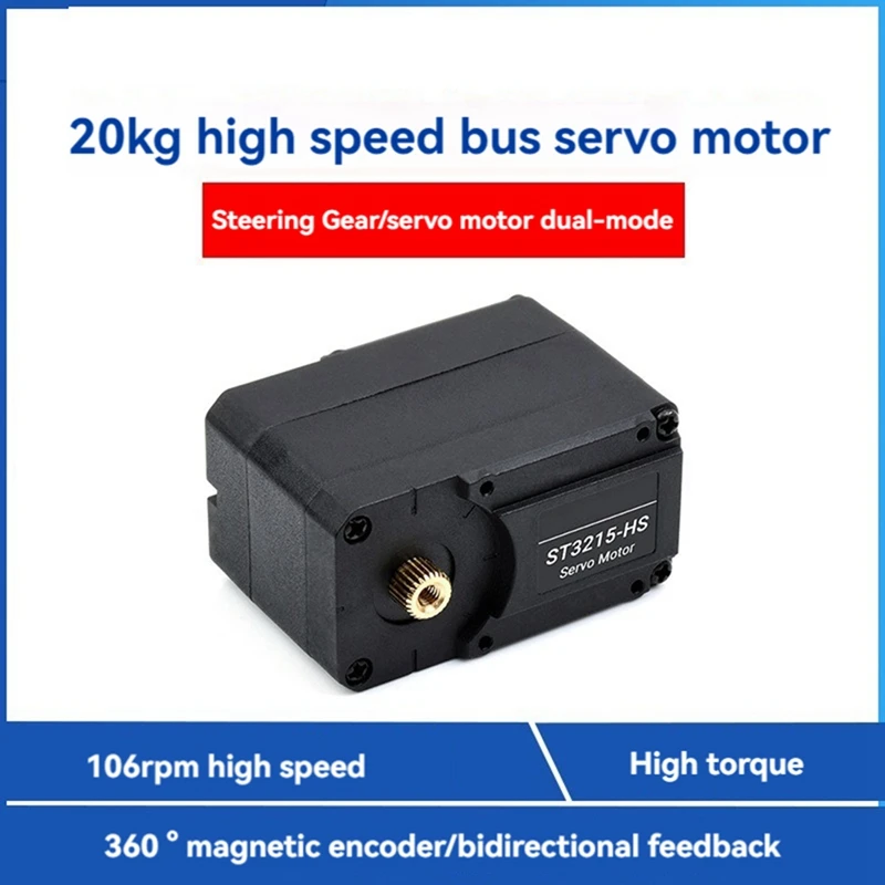 Bus Servo Motor 20Kg.Cm High Torque 360 Degree Magnetic Encoder Serial Bus Servo For Robots DIY