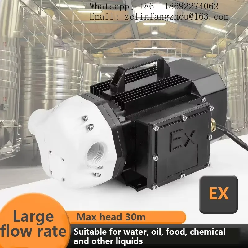 CAVITT Explosion Proof Food Grade Diaphragm Pump Steel Membrane High Pressure OEM Chemical Transfer Beverage Industrial