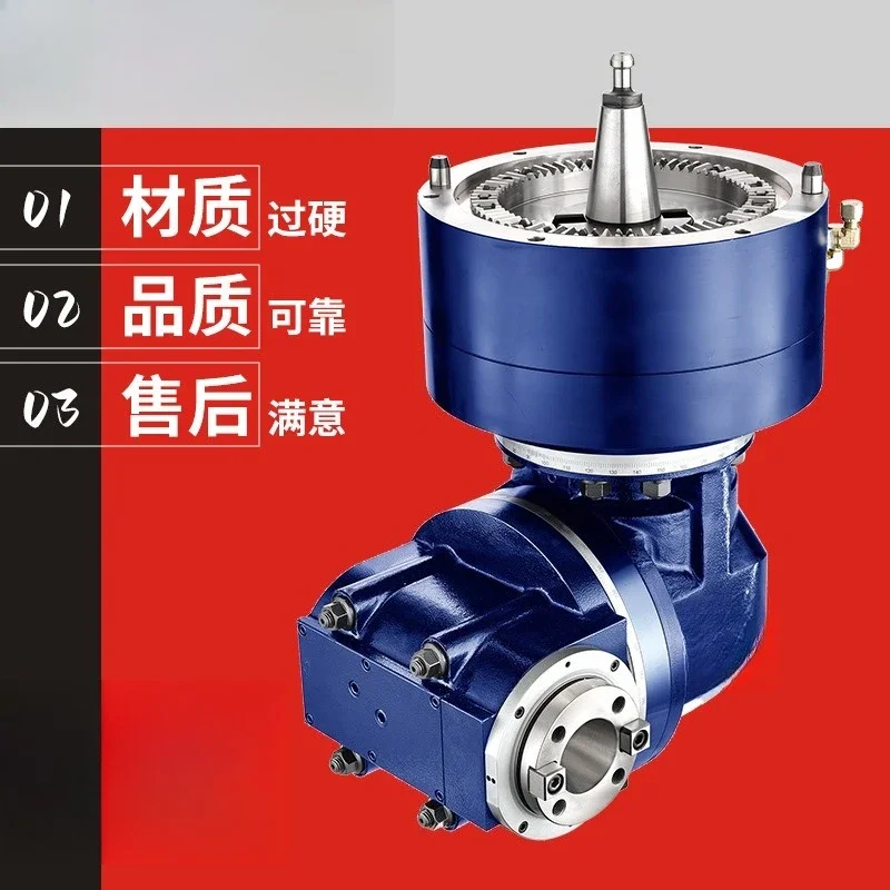 Lateral manual angle milling head KS-A8 semi-automatic hydraulic pressure plate milling head