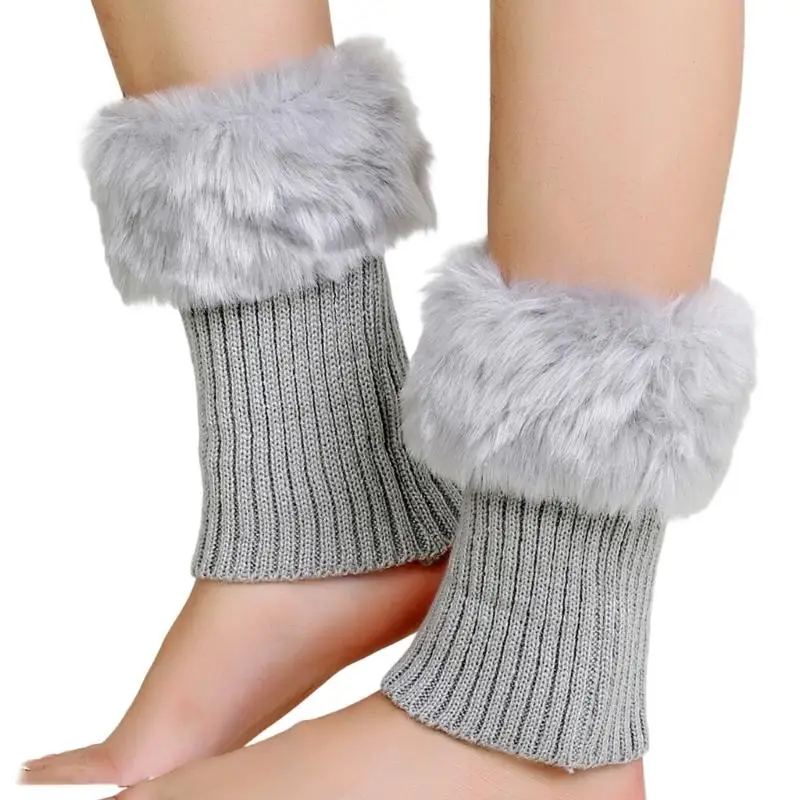 Calzini isolanti termici scaldamuscoli invernali in acrilico peluche 652F per attività all'aperto Uso domestico Scaldamuscoli in