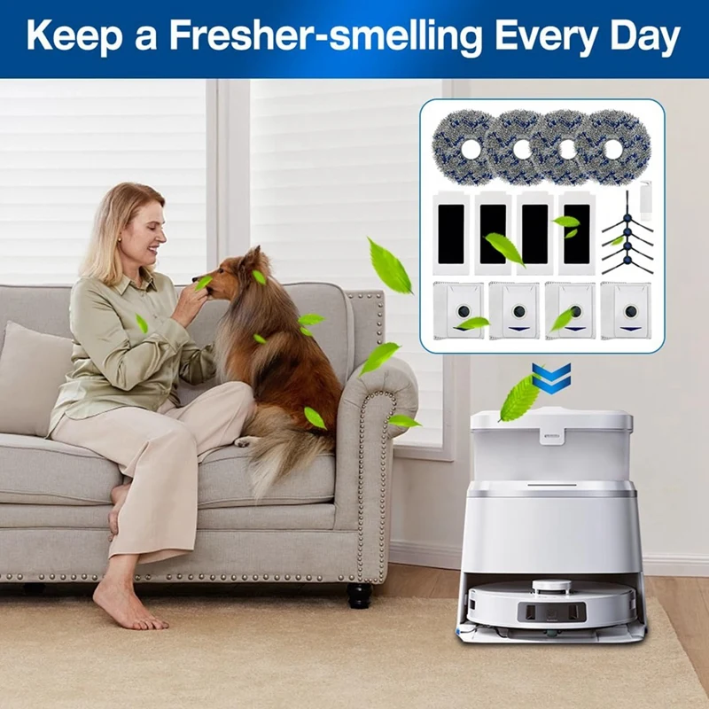 ECOVACS DEEBOT T30 Omni / T30 PRO Omni 로봇 진공 청소기 사이드 브러시 헤파 필터 걸레 천 액세서리, 최고 거래