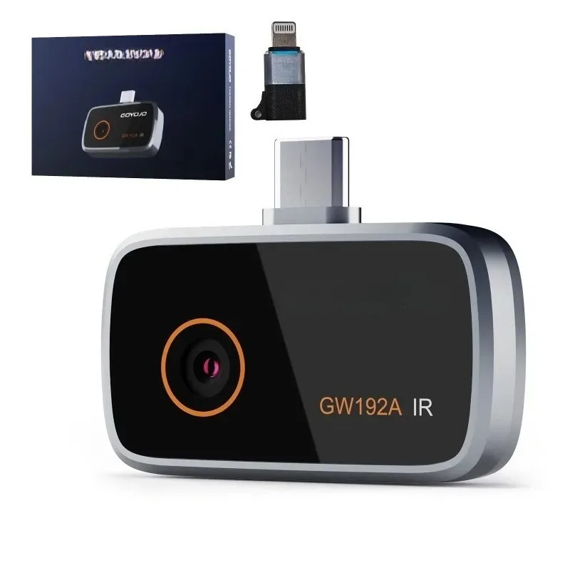 GW192A Thermal Imaging Cam-era Electronics Thermal Cam-era Repair, for Android Type-C IOS Lightning Phone Mobile Thermal Cam-era