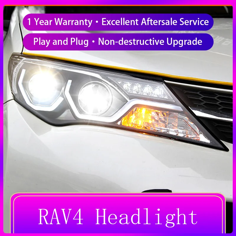 

2 шт., автомобильные лампы для Toyota RAV4 2013-2015